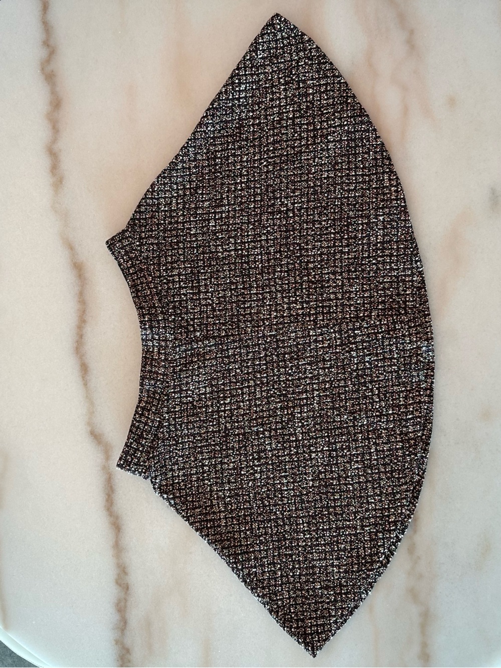 Zara Textured Knit Mini Skirt Multicolor Tweed Style Size M